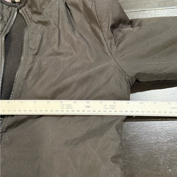 Prana Women’s Quilted Fleece Lined Black Jacket Size Medium - Picture 8 of 9